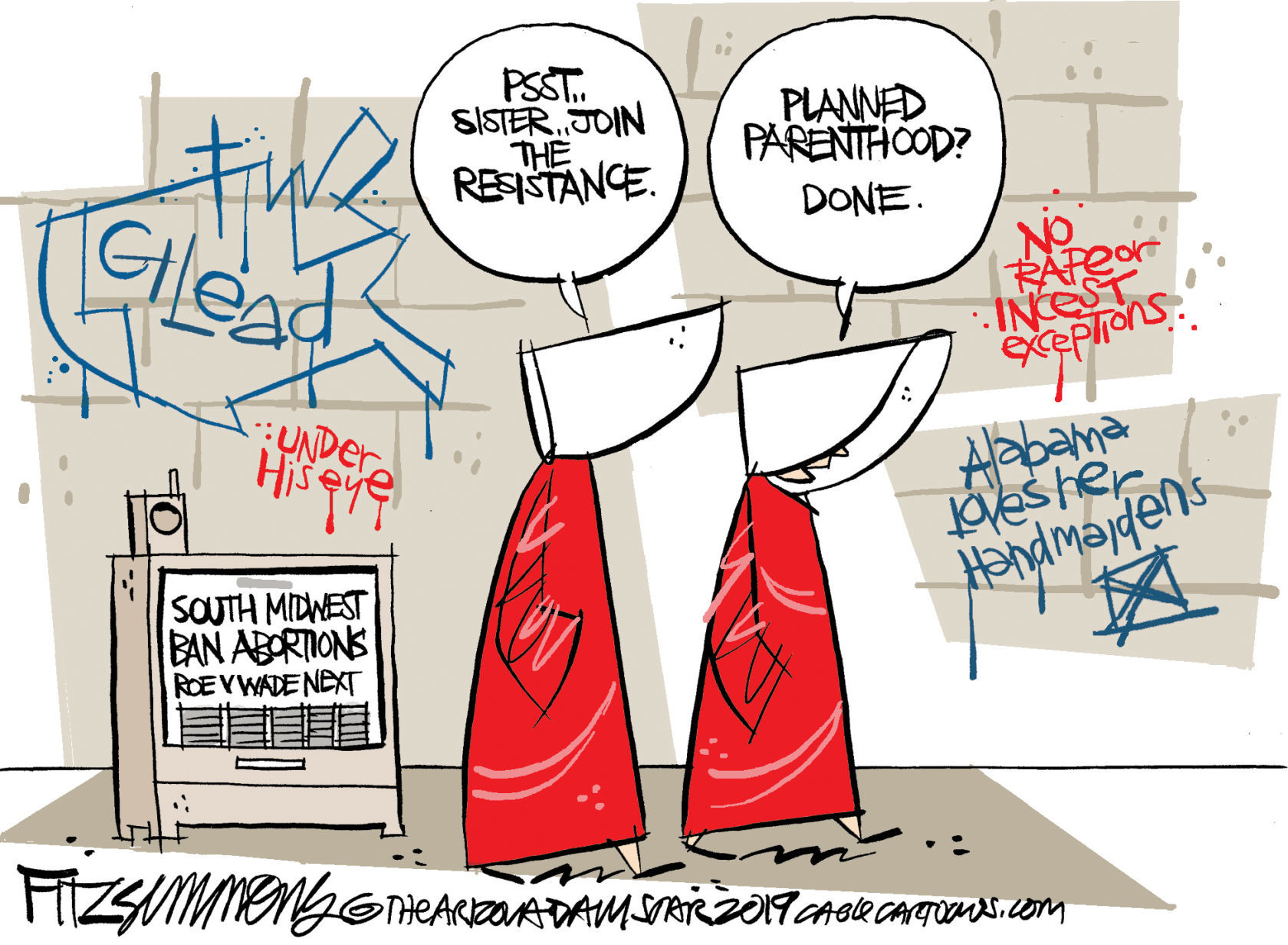 Daily Fitz Cartoon: Gilead's rise